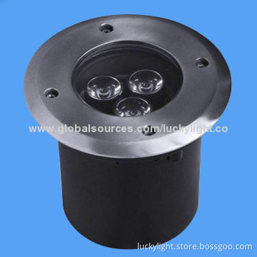 LED Underground Light, 12W Power, 24V AC Input Voltage, 5,000 to 6,000K White Color Temperature